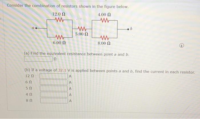 Solved Consider The Combination Of Resistors Shown In The | Chegg.com