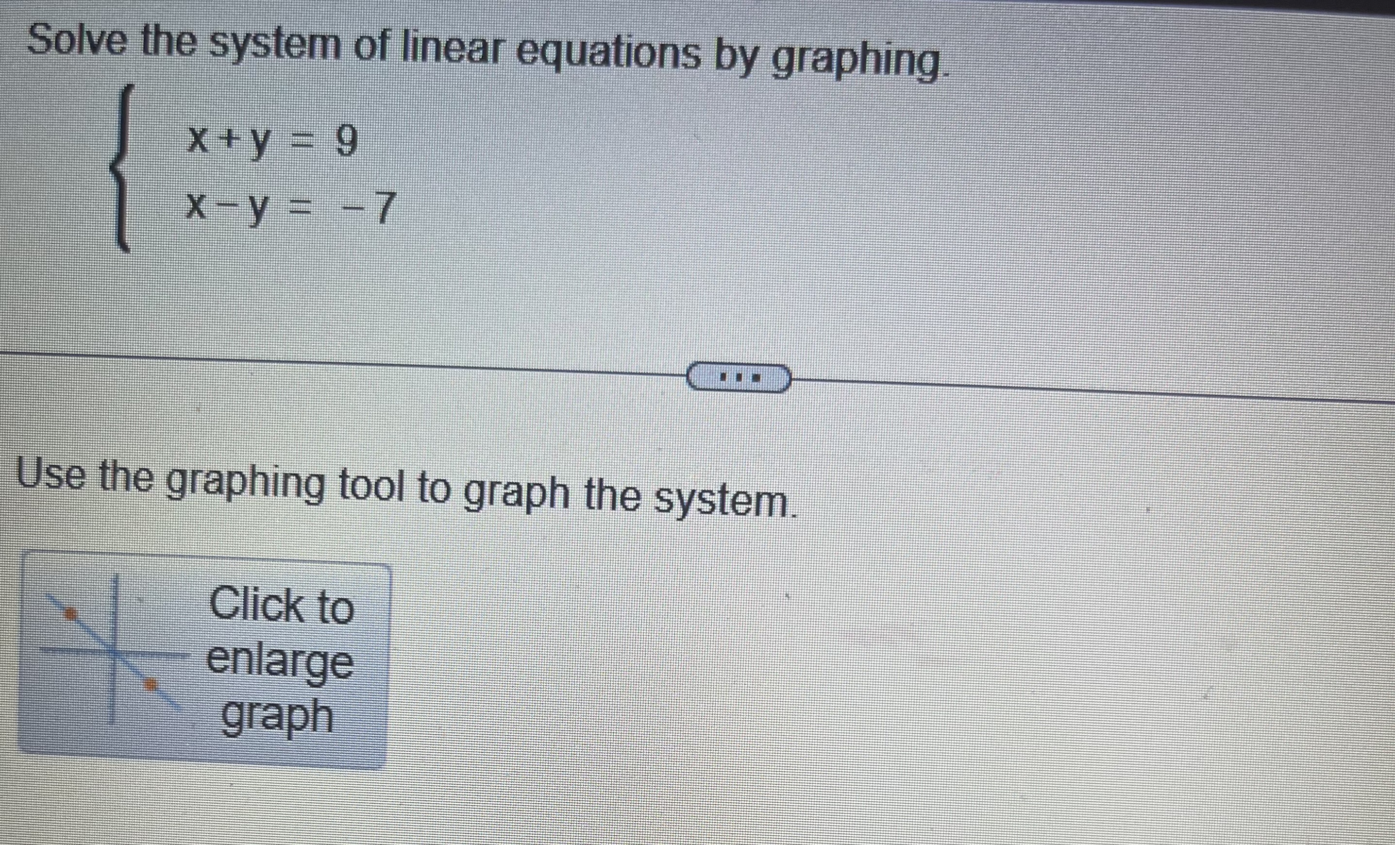 Solved Solve the system of linear equations by | Chegg.com