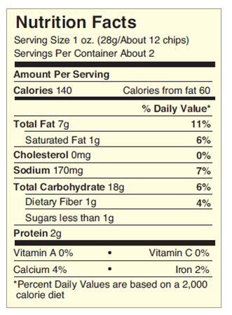 32 Nutrition Label For Doritos - Labels Design Ideas 2020