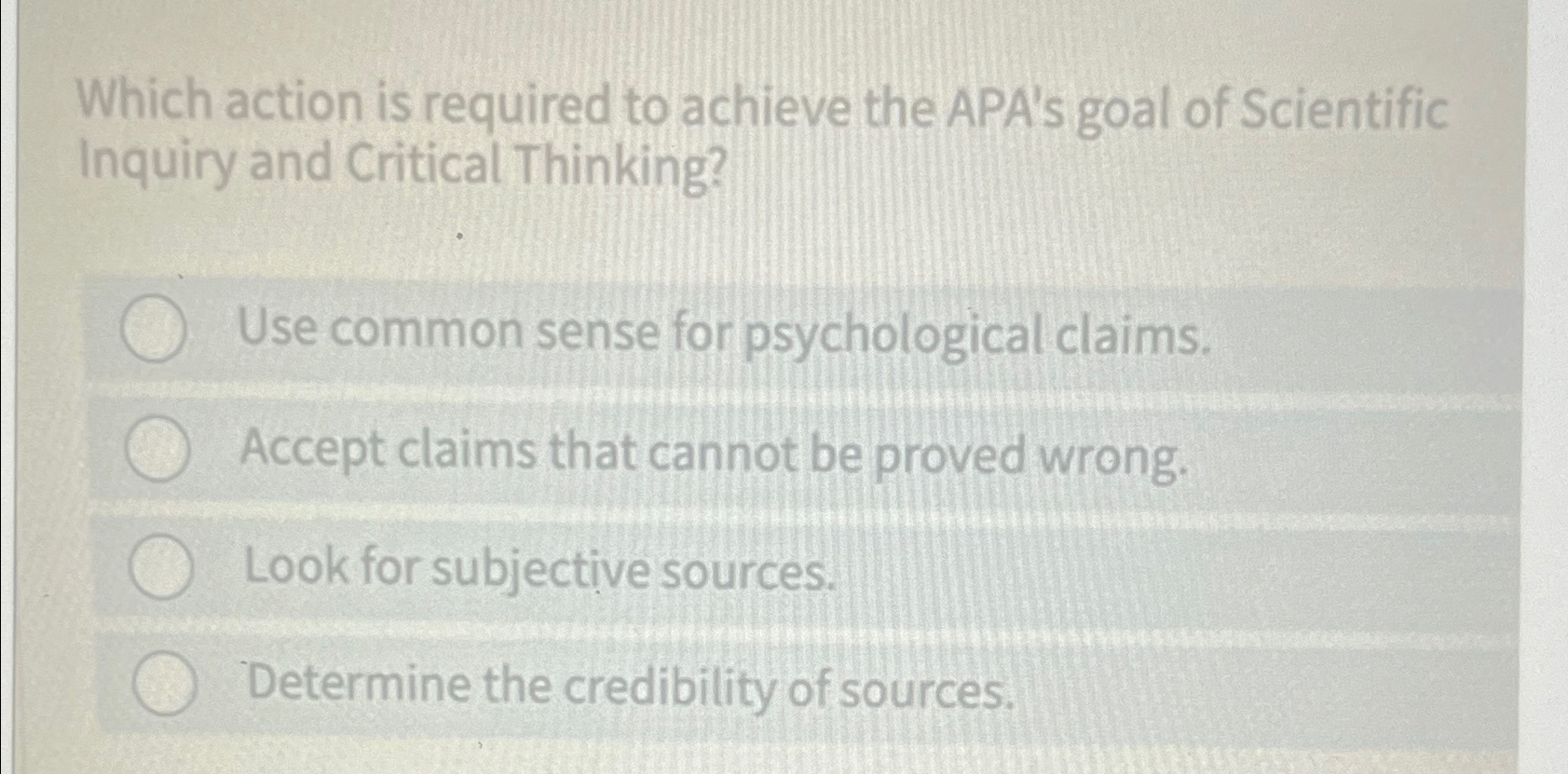 apa goal 2 scientific inquiry and critical thinking