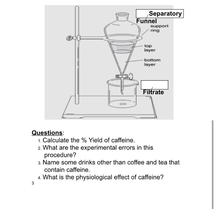 Solved Caffeine is found in the seeds of several plants, | Chegg.com