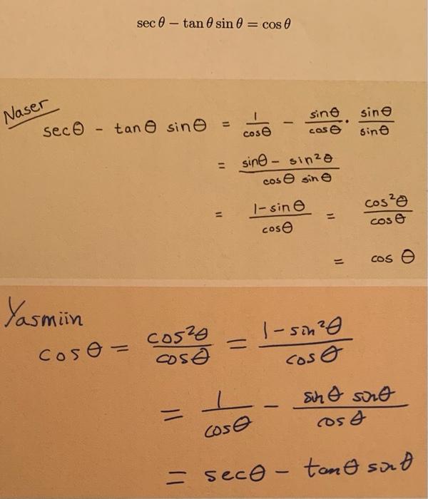 Solved using Naser's and Yasmiin's work, can you explain the | Chegg.com