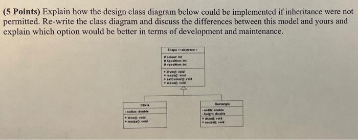 Solved DESIGN PATTERNS AND DESIGN CLASS DIAGRAMSa) What does | Chegg.com