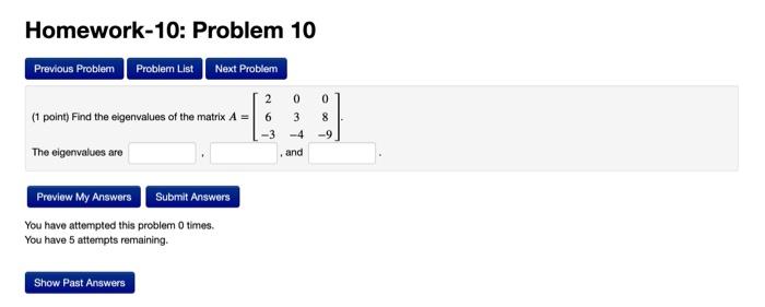 Solved Homework-10: Problem 10 Previous Problem Problem List | Chegg.com