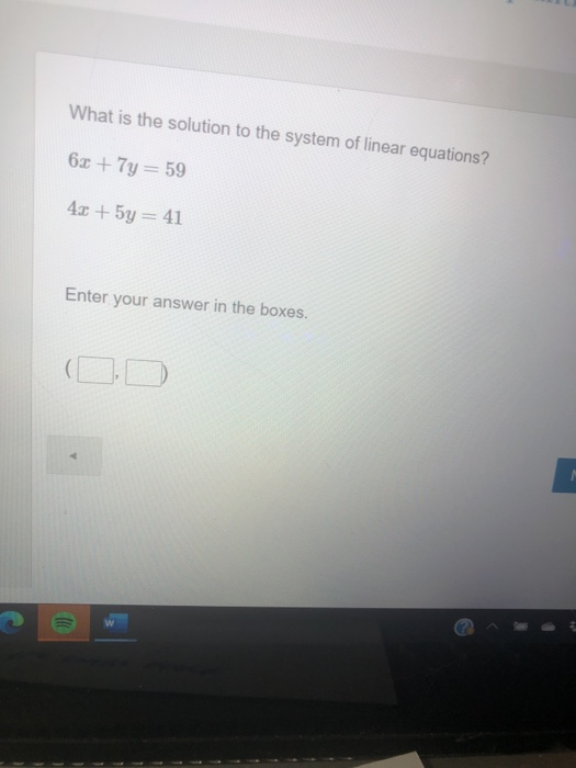 Solved What Is The Solution To The System Of Linear | Chegg.com