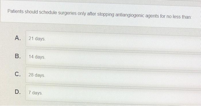 solved-patients-should-schedule-surgeries-only-after-chegg