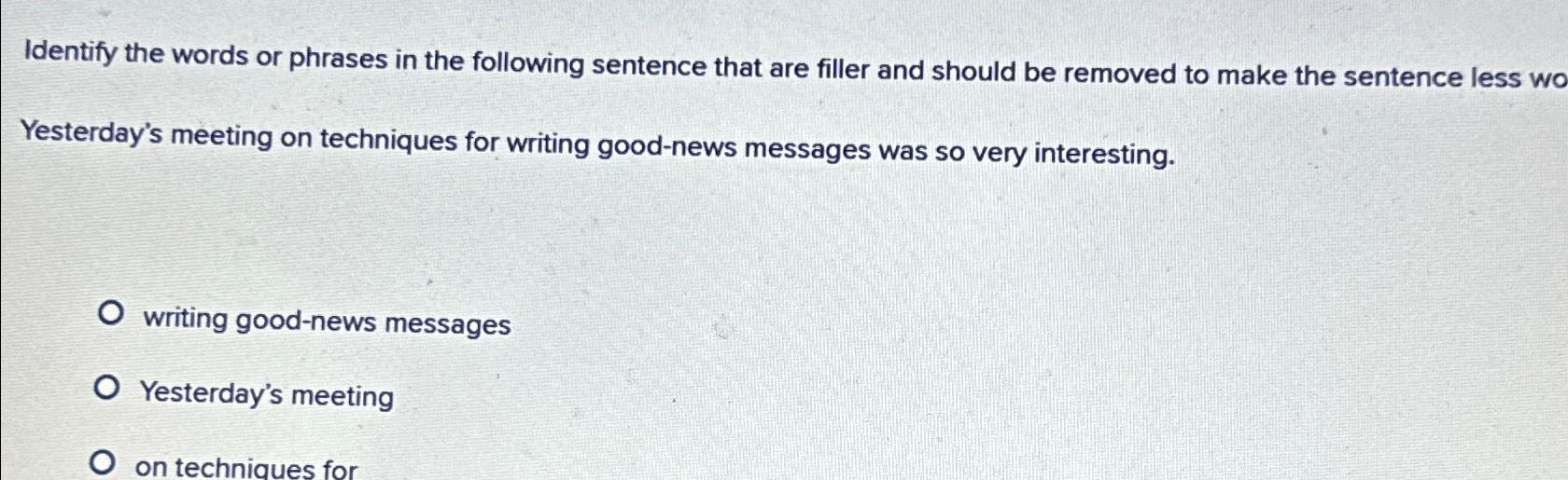 use each of the following words to form a sentence