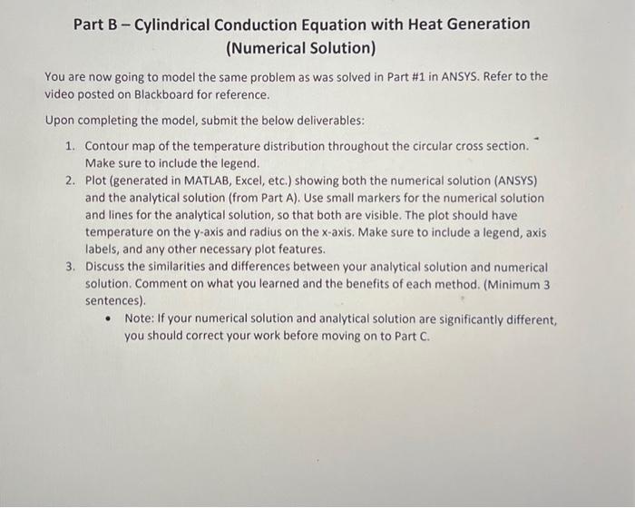 Solved Solve The Following Heat Transfer Problem With Parts | Chegg.com