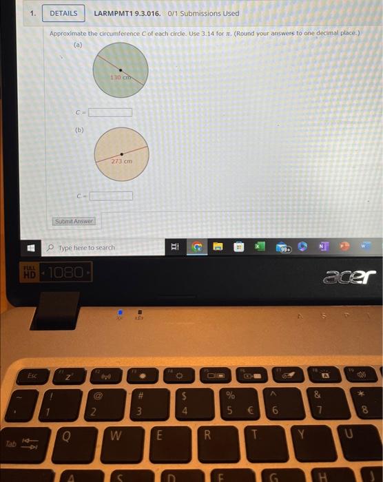 circumference practice and problem solving c answer key