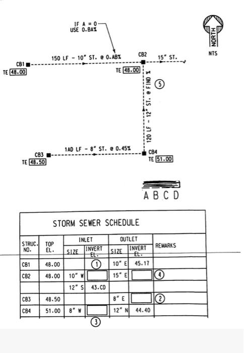 LOCATION O FIND THE INVERT ELEVATION OF THE 10 ST | Chegg.com