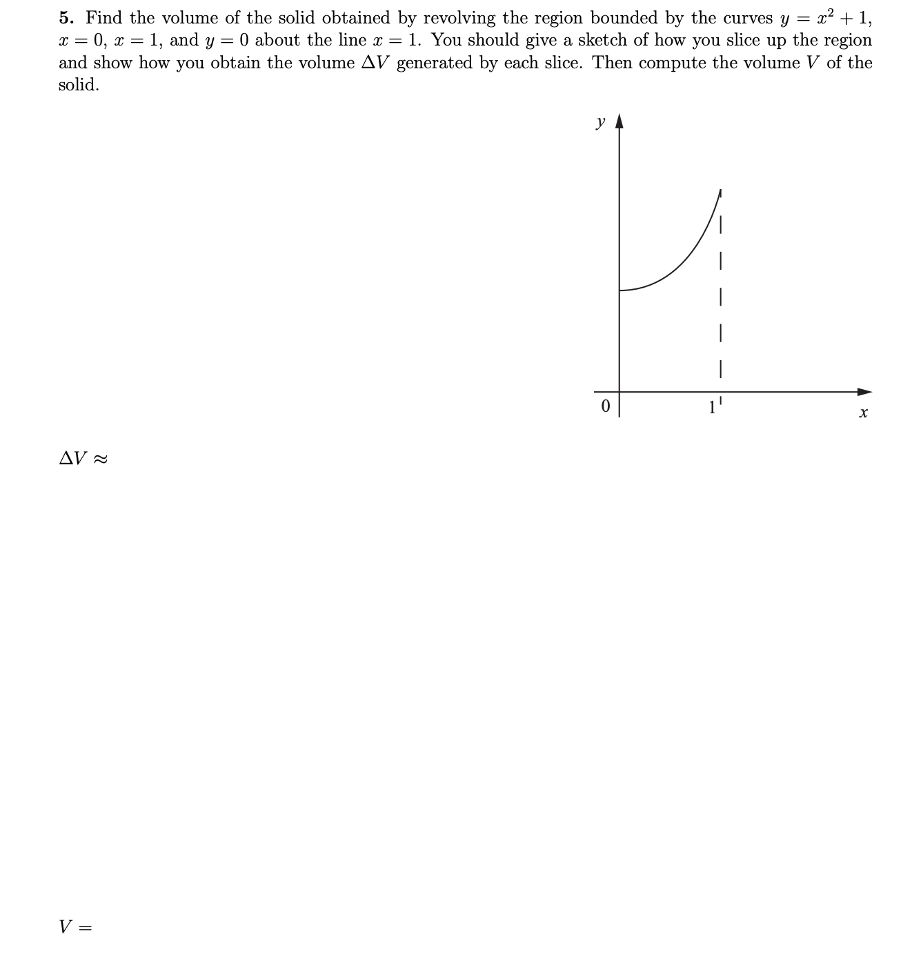 Solved Find the volume of ﻿the solid obtained by ﻿revolving | Chegg.com