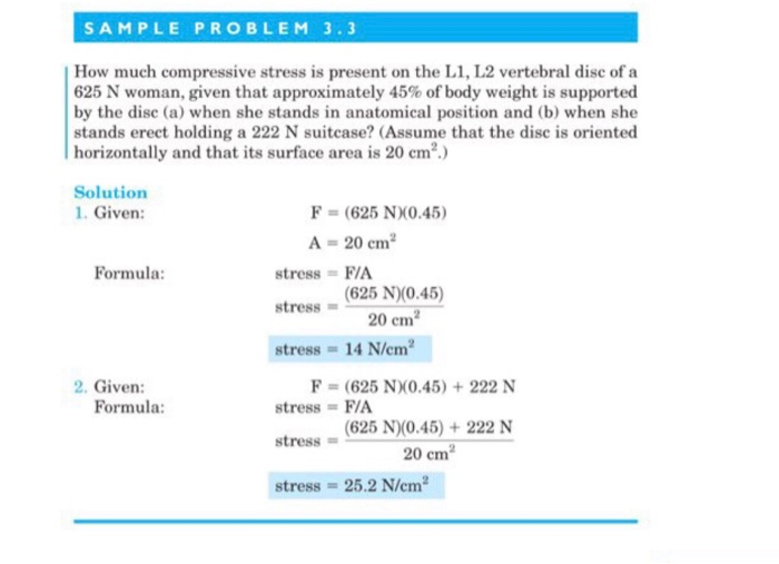 Solved SAMPLE PROBLEM 3.3 How much compressive stress is | Chegg.com