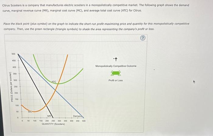 Solved Citrus Scooters is a company that manufactures | Chegg.com