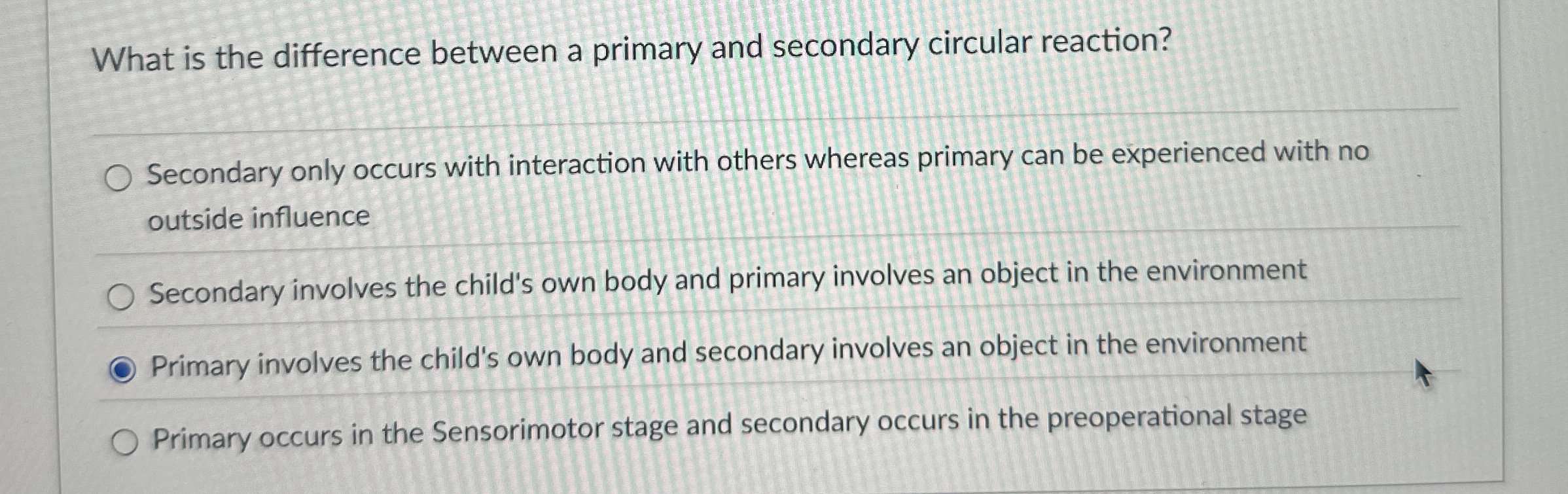Solved What is the difference between a primary and | Chegg.com
