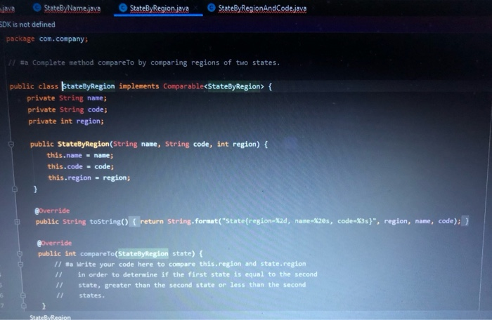 i thought i was a good java developer — then my code... This is done in java. i provided some code. could | Chegg.com