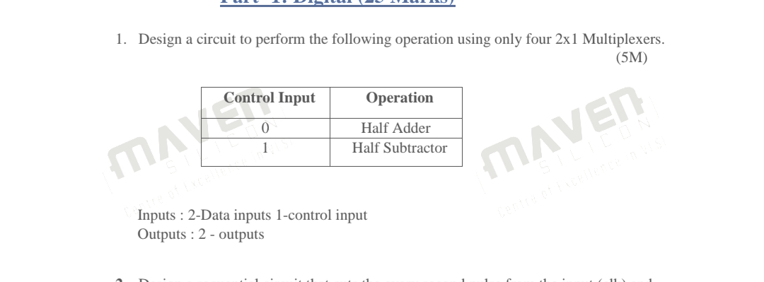Solved Design a circuit to perform the following operation | Chegg.com