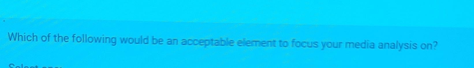 Which of the following would be an acceptable element | Chegg.com