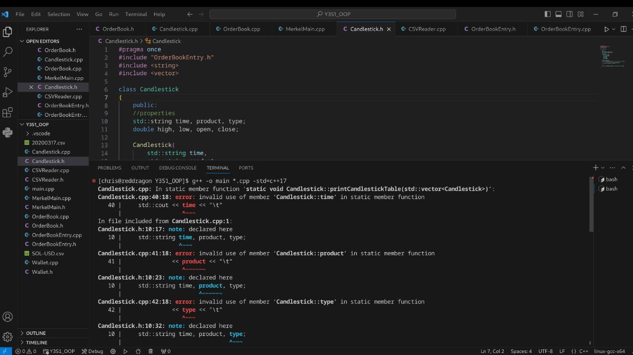 Solved Can someone help me debug this? | Chegg.com