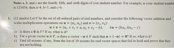Solved Note: a, b, and c are the fourth, fifth, and sixth | Chegg.com