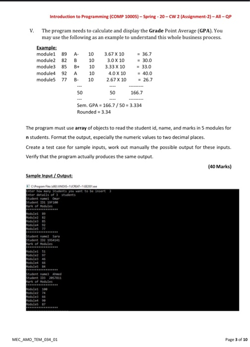 Solved 1) Submit a work proposal for this assignment on or | Chegg.com