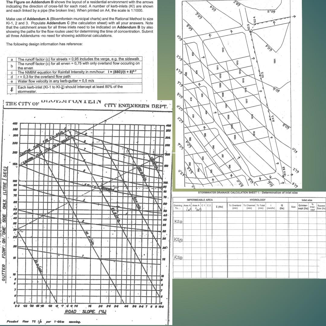 The Figure on Addendum B shows the layout of a | Chegg.com