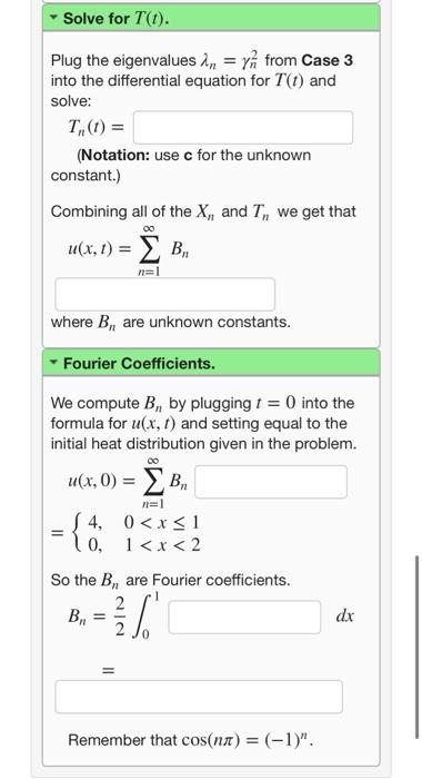 Solved (1 point) In your answers below, for the variable 2 | Chegg.com