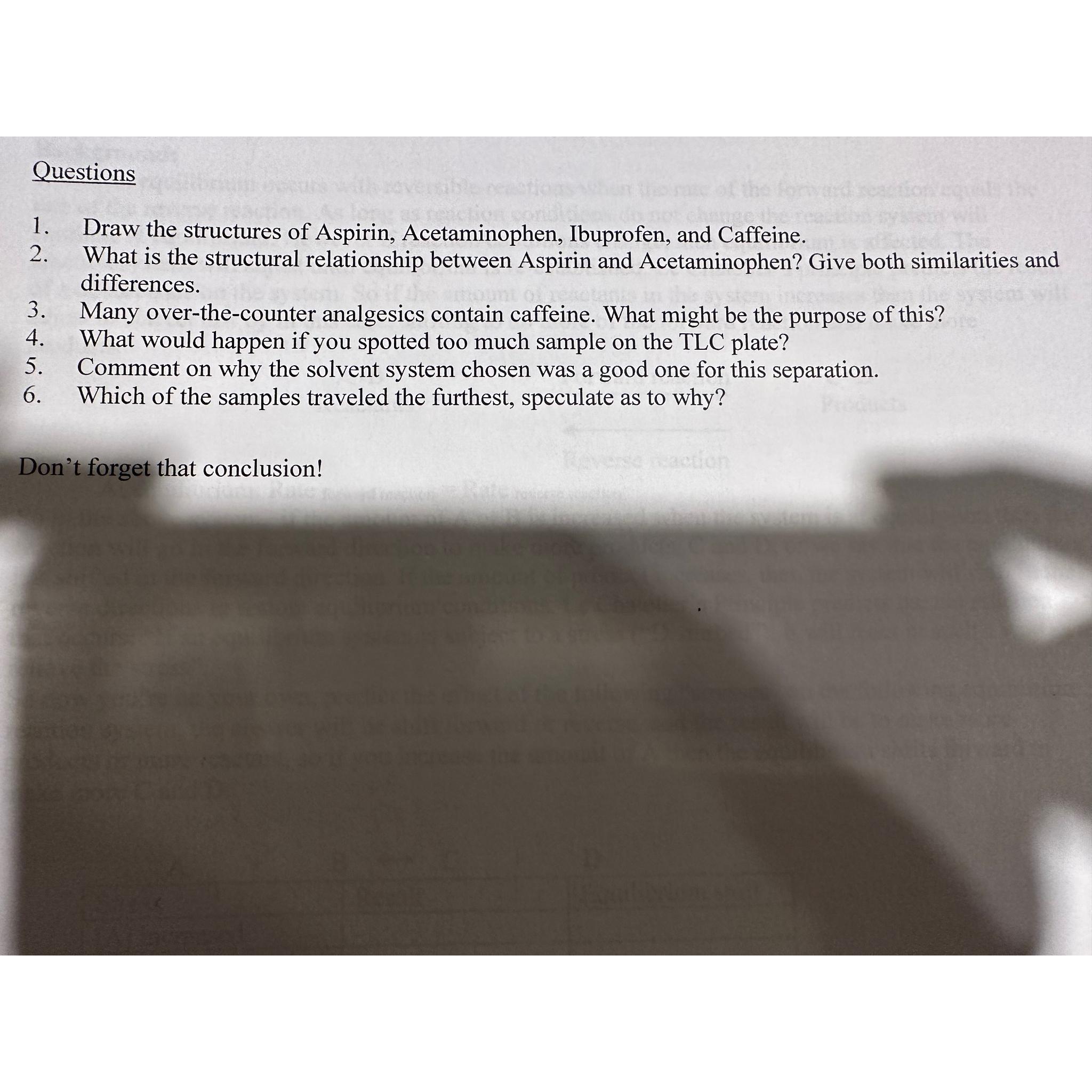 Solved QuestionsDraw the structures of Aspirin,