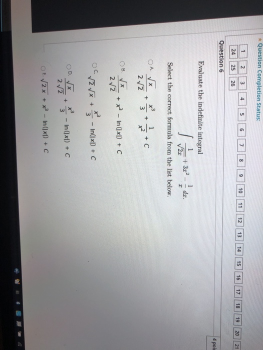 Solved * Question Completion Status: 4 5 6 7 8 9 10 11 12 13 | Chegg.com