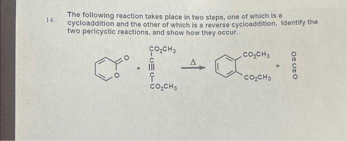 Solved The following reaction takes place in two steps, one | Chegg.com