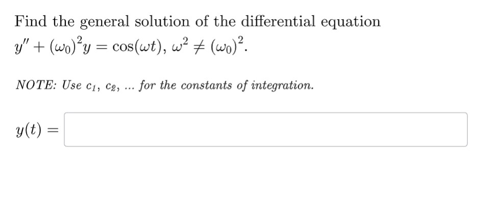 Solved Find the general solution of the differential | Chegg.com