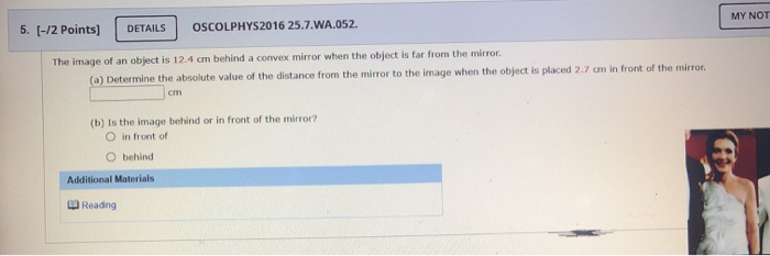 Solved My Not 5 12 Points Details Oscolphys2016