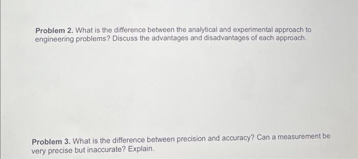 Solved Problem 2. What is the difference between the | Chegg.com