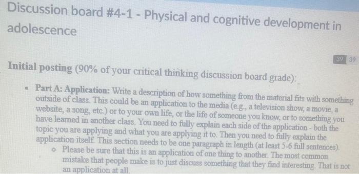 Initial cognitive outlet characteristics