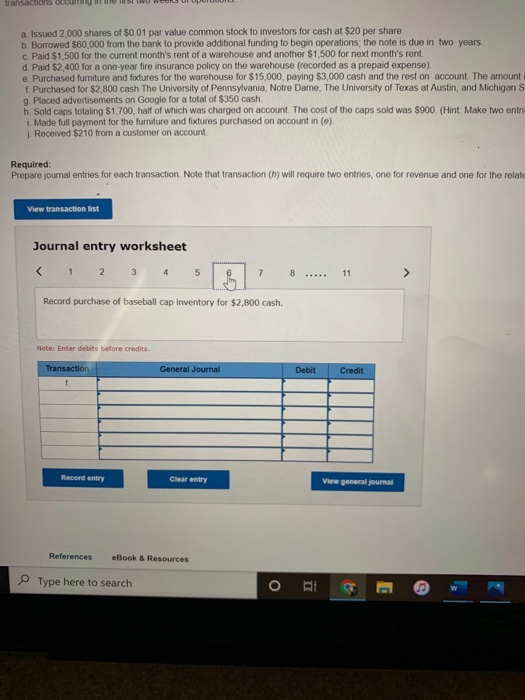 Solved A. Issued 2,000 Shares Of $0.01 Par Value Common | Chegg.com