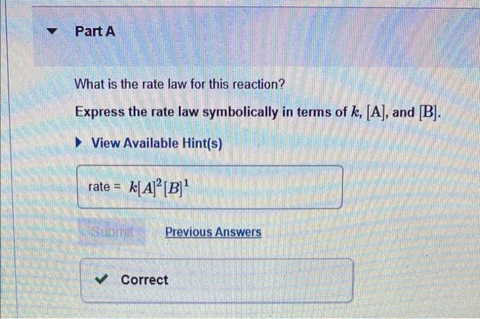 Solved Consider the reaction A + 2BC whose rate at 25°C was | Chegg.com