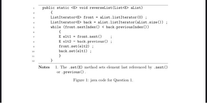 Solved Consider the code shown in Figure 1 on page 6 . (a) | Chegg.com