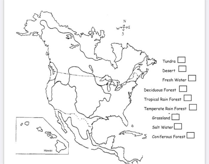 biomes map black and white