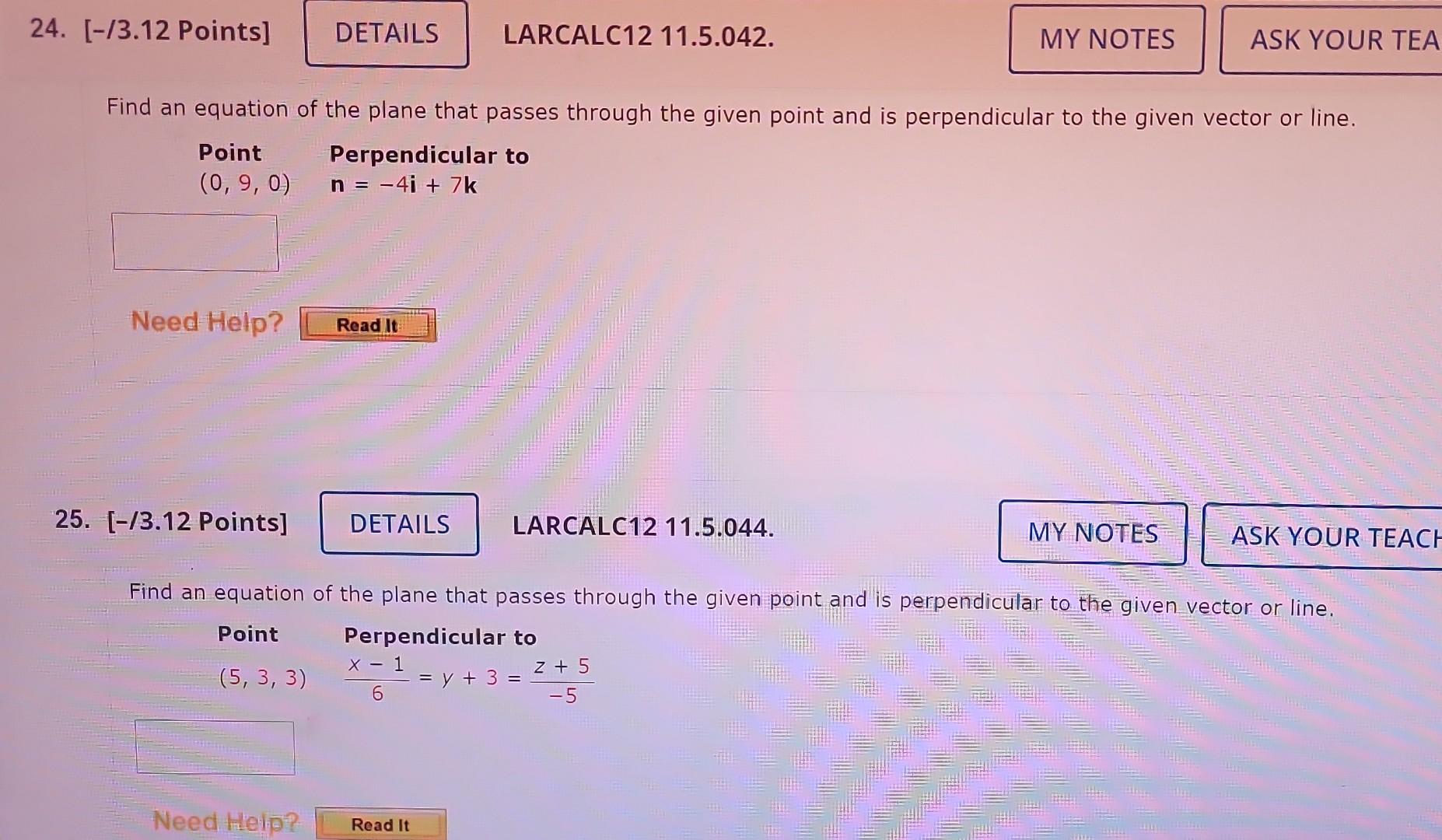 Solved Find an equation of the plane that passes through the