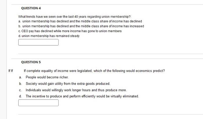 Solved What Is The Correct Answers To These Five Economic | Chegg.com