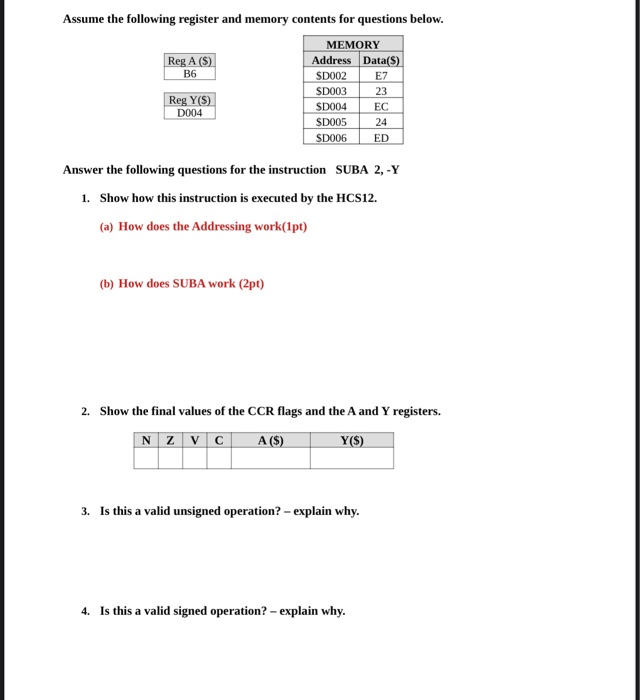 Solved This Is Assembly/HCS12 Code So Please Solve It That | Chegg.com