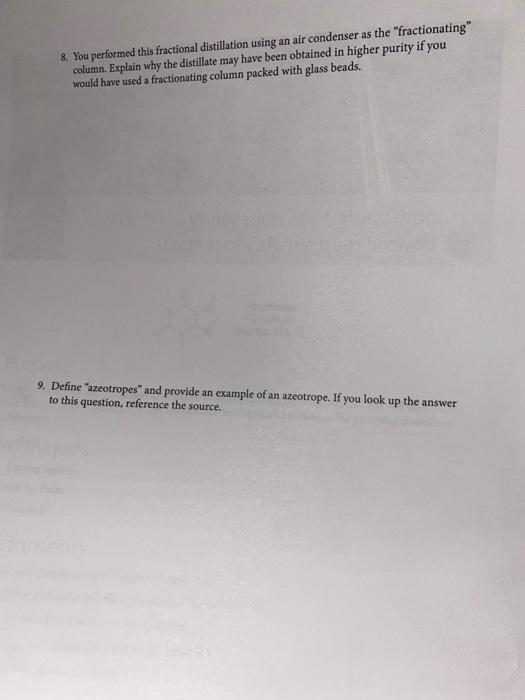 Solved Simple Distillation PRELAB The notebook prelab you