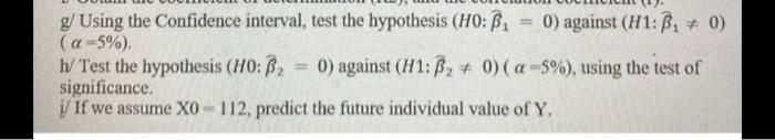 Solved g/Using the Confidence interval, test the hypothesis | Chegg.com