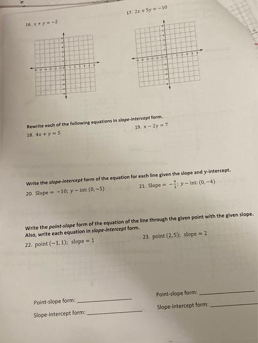 Solved Find the slope of each of the following lines. DO 2 | Chegg.com