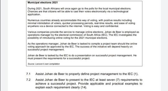 Solved Municipal Elections 2021 During 2021 South Africa Chegg Com