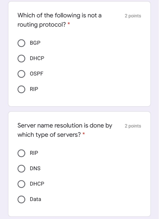 Solved 2 points Which of the following is not a function of | Chegg.com