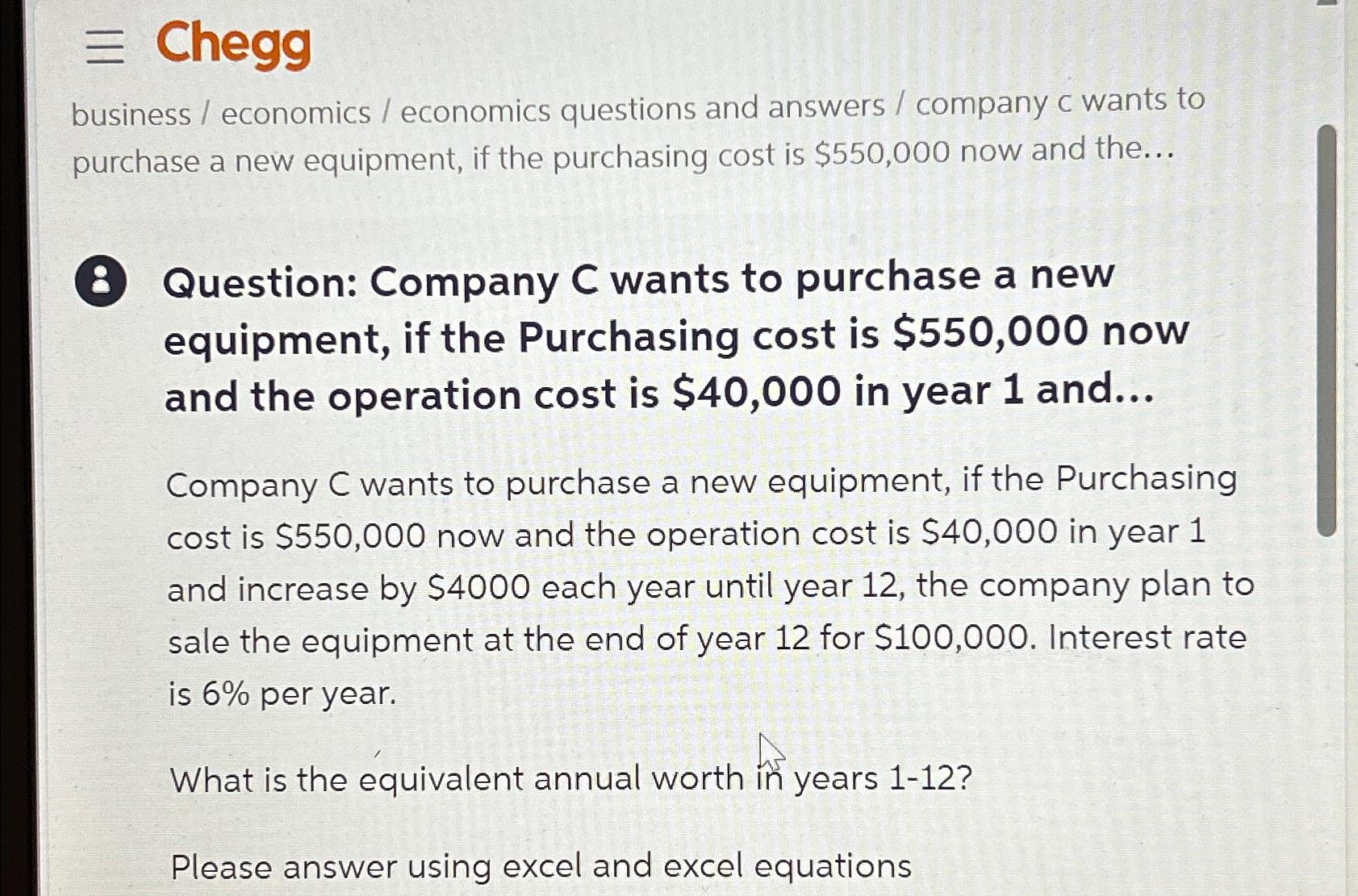 Solved -= ﻿Cheggbusiness / ﻿economics / ﻿economics Questions | Chegg.com