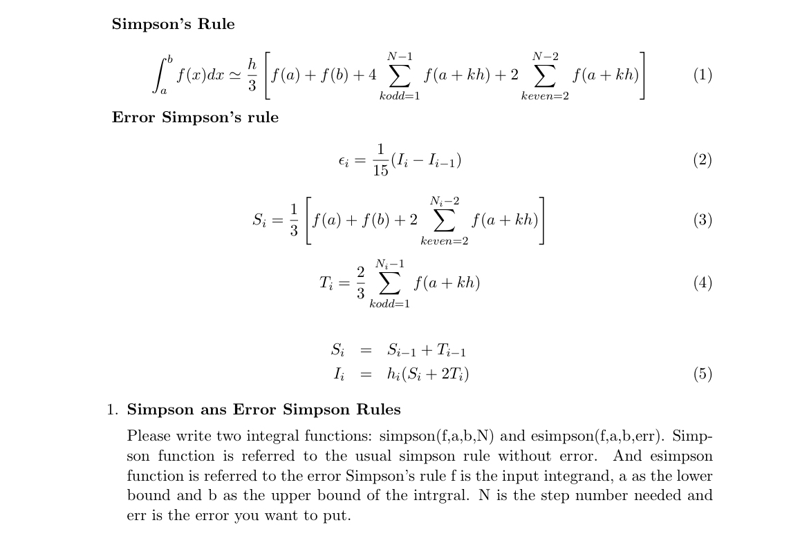 Solved Simpson's | Chegg.com