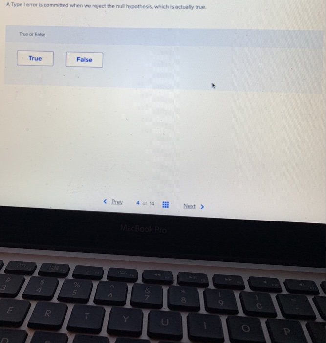Solved Type l error is committed when we reject the null | Chegg.com