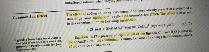 Solved so the reaction is CoCl2 + HCl, im assuming since we | Chegg.com