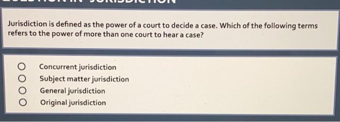Define original jurisdiction sale
